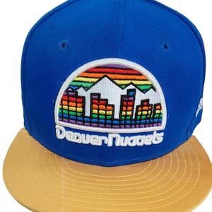 New Era 59FIFTY Denver Nuggets Hat Hardwood Classics Cap Size 7 - NEW